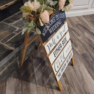 Wedding sign